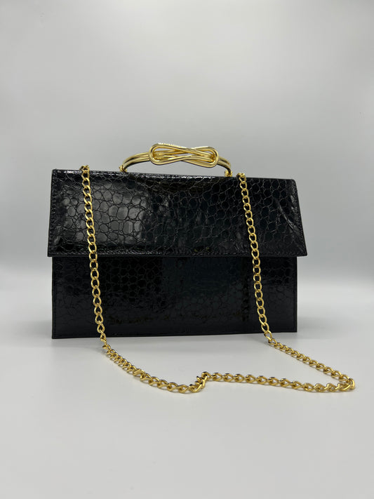 Bolso MILANO charol gravado